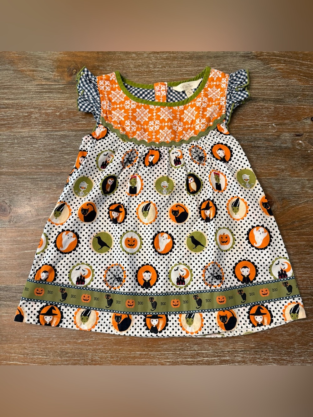 GIRLS MATILDA JANE HALLOWEEN TUNIC/DRESS, SIZE 6
